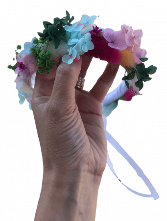 Accesorii par/ Bentita cu flori - Bentita cu flori criogenate/uscate