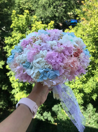 Buchet flori cu hortensie criogenata [2]