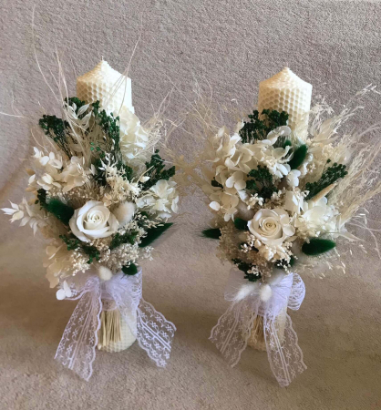 Pachet lumanari nunta + Buchet mireasa [1]