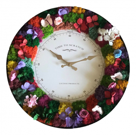 Ceas decorat cu licheni [2]