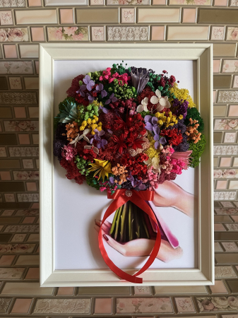 Tablou cu licheni buchet [2]