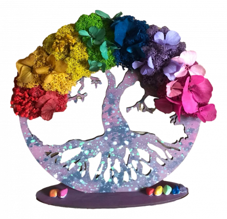 Ornament decorativ Copacul vietii - Copacul vietii cu licheni