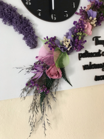 Ceas decorativ cu licheni [2]