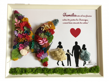 Tablou cu licheni familie - Tablou cu licheni familie