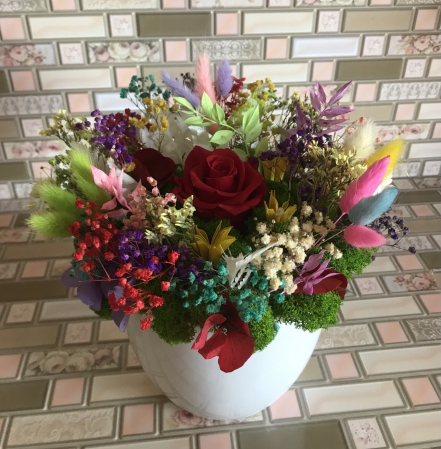 Aranjament floral cu licheni [1]