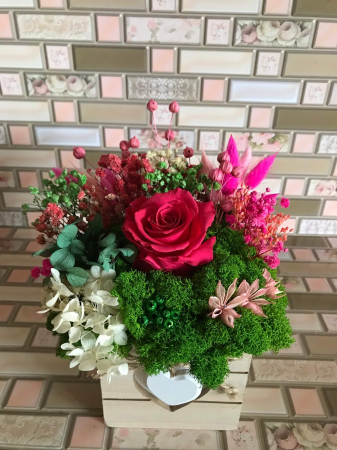 Aranjament floral cu licheni [2]