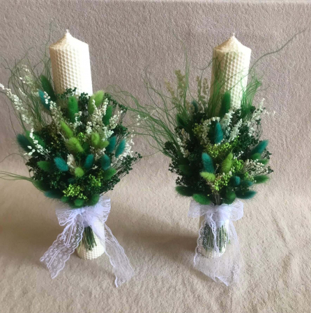 Pachet lumanari nunta + Buchet mireasa [1]