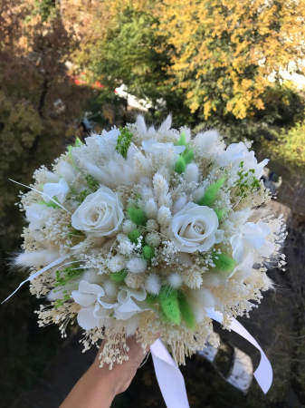 Pachet lumanari nunta + Buchet mireasa+ Buchet nasa [2]