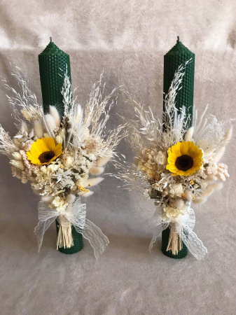Pachet lumanari nunta + Buchet mireasa [2]