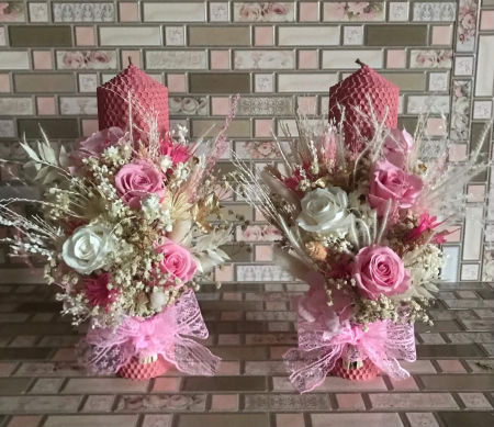 Pachet lumanari nunta + Buchet mireasa [1]
