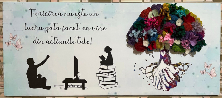 Tablou cu licheni personalizat pe canvas [3]