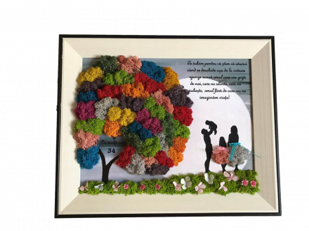 Tablou 40*30 - Tablou cu licheni