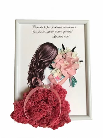 Tablou 15/20 - Tablou fata cu buchet