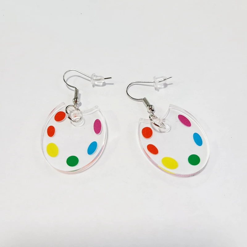 Acrylic Painting Palette Earrings [1]