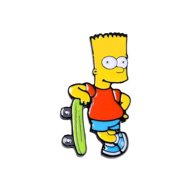 Insigna Bart Simpson Skateboard [1]