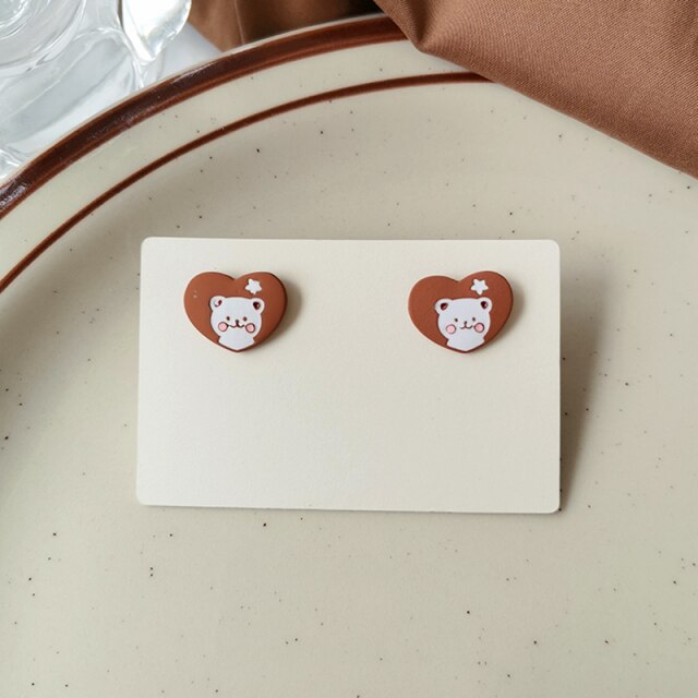 Bear in my Heart Earrings [2]