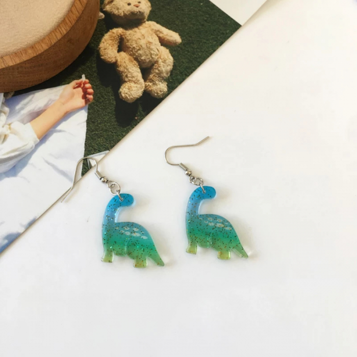 Cute Dinosaur Earrings [2]