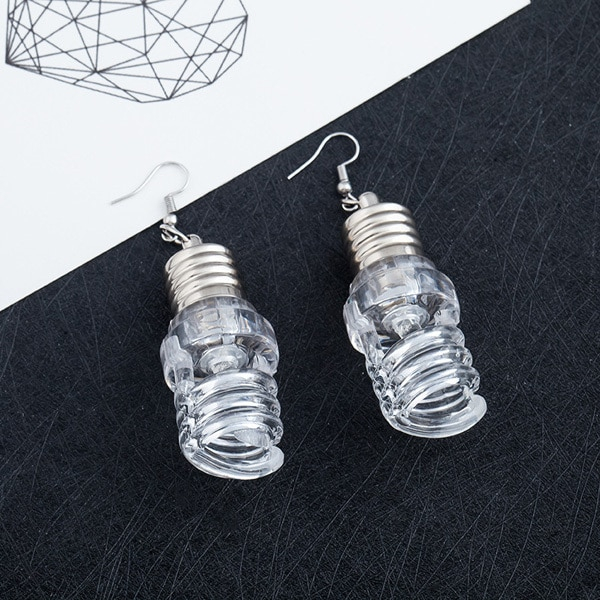Electric Spiral Bulb Earrings [1]