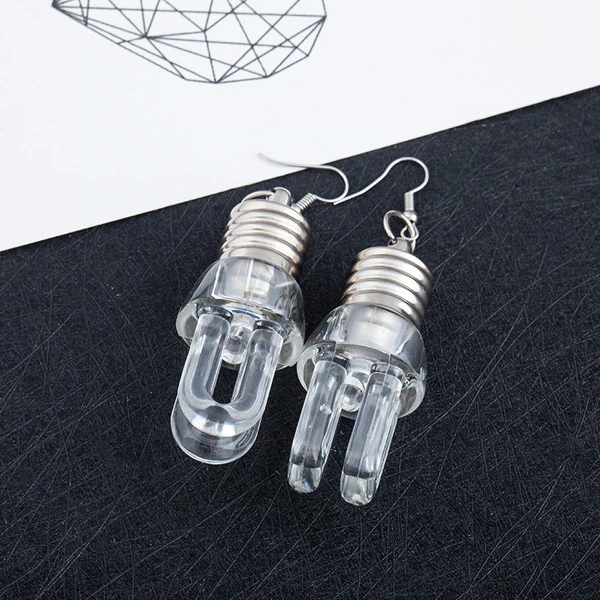 Electric Tubular Bulb Earrings [1]
