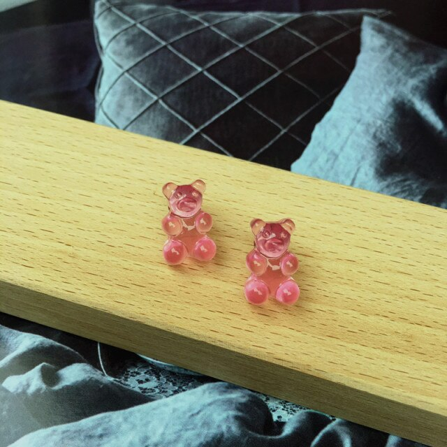 Pink Gummy Bears Earrings [1]