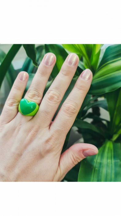 Green Heart Ring [2]