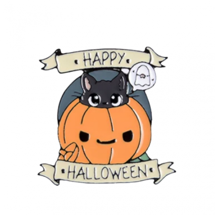 Happy Halloween - Kitty inside Pumpkin [1]