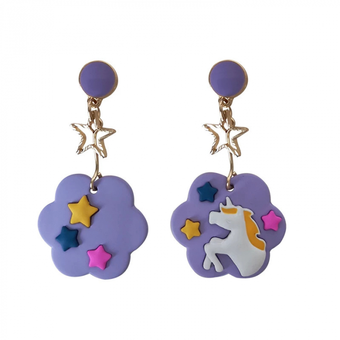 Star Unicorn Earrings [1]