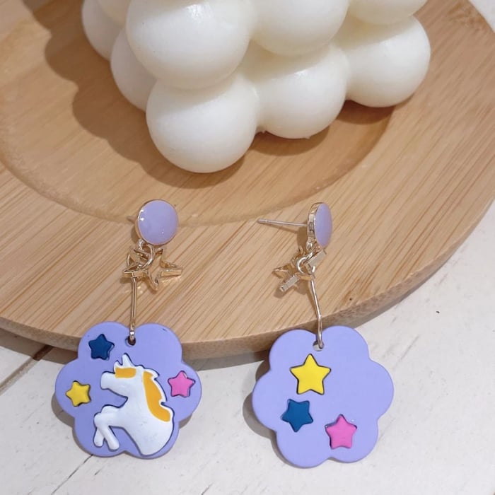 Star Unicorn Earrings [3]