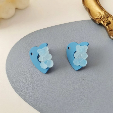 Love Candy Bear Earrings [1]