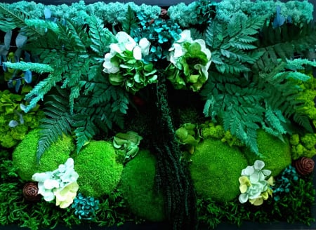 CURSURI SI ATELIERE CREATIVE - ATELIER CREATIV BUCURESTI - MAGIA NATURII VERZI cu MUSCHI, LICHENI si PLANTE STABILIZATE