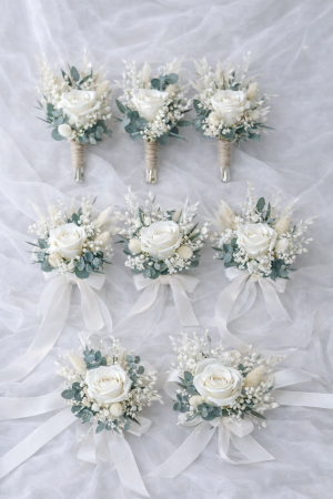 BRATARI DOMNISOARE - BRATARI SERENITY WHITE - PENTRU DOMNISOARELE DE ONOARE