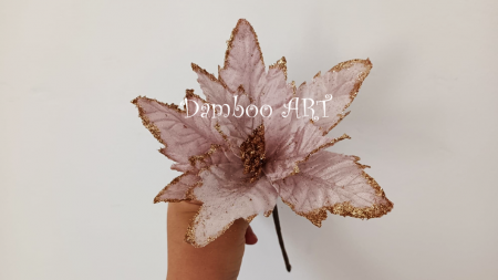 %LICHIDARE STOC% - SET 3 CRACIUNITE ROZ DIN CATIFEA CU SCLIPICI