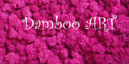 LICHENI CU RADACINA - FUCSIA INTENS - LICHENI NATURALI STABILIZATI CU RADACINA - 250 gr/ 500 gr