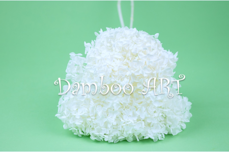 LICHENI SI MUSCHI - HORTENSIE CRIOGENATA CU FLORI MICI ALBA