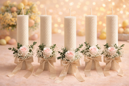 DECORATIUNI PASTE - LUMANARE INVIERE PASTE - PASTI (LUMANARI)