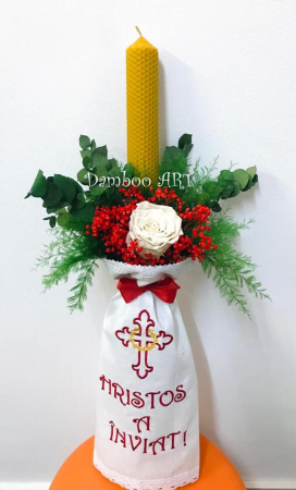 DECORATIUNI PASTE - LUMANARE PREOT PENTRU NOAPTEA DE INVIERE (PASTI)