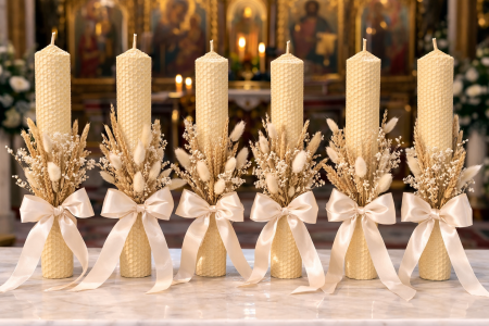 DECORATIUNI PASTE - LUMANARE PREOT PENTRU NOAPTEA DE INVIERE (PASTI)