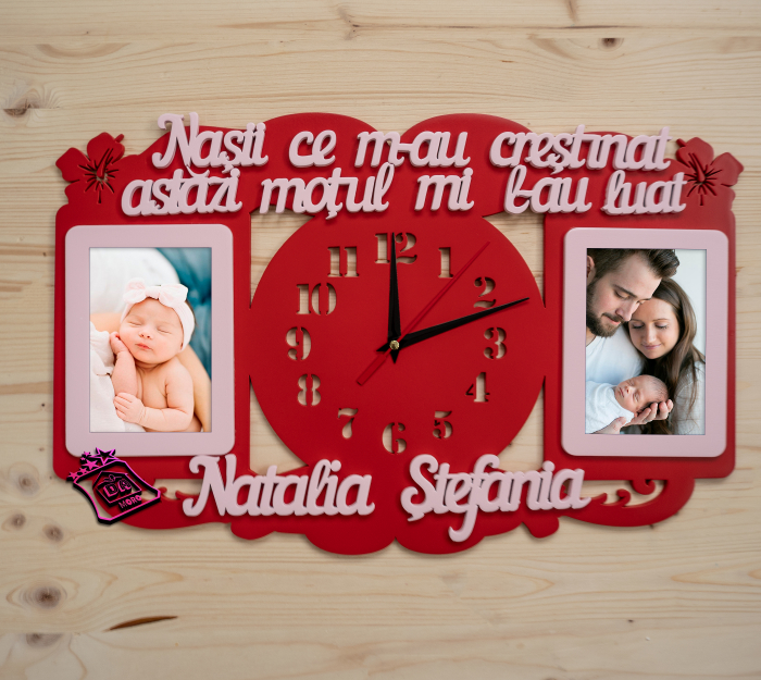 ceas cu foto personalizat ocazie [3]