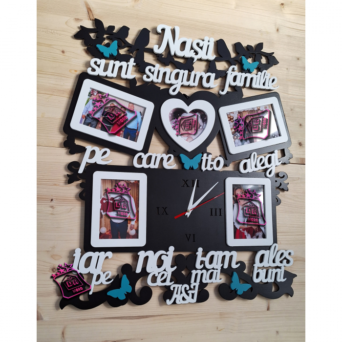 tablou foto cu ceas personalizat nasi [6]
