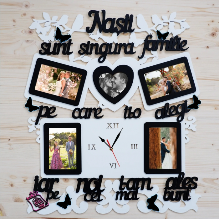 tablou foto cu ceas personalizat nasi [5]