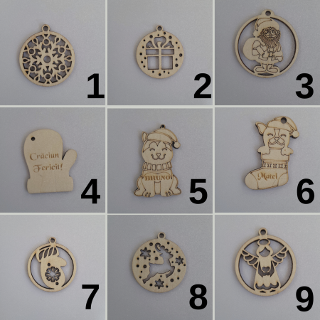 Decorațiuni din lemn - globule9