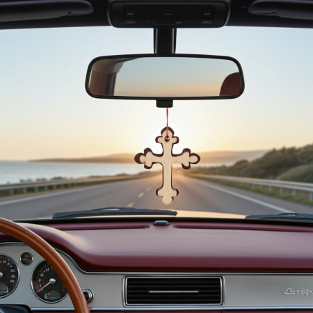 Obiecte bisericesti - Medalion auto ,model Cruce