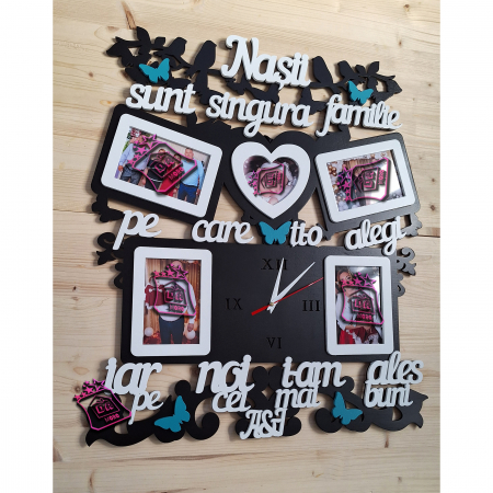 tablou foto cu ceas personalizat nasi [5]