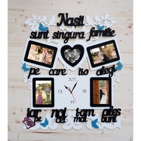tablou foto cu ceas personalizat nasi [9]