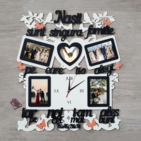 tablou foto cu ceas personalizat nasi [7]