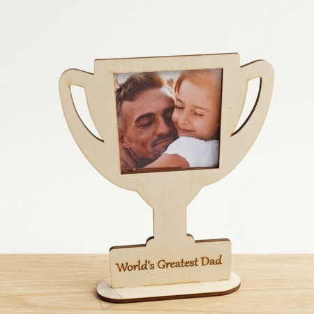 Rame foto personalizate - Rama foto de birou,personalizat cu text,1 fotografie,model Trofeu