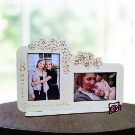 Placute gravate personalizate - rama2poze8martie