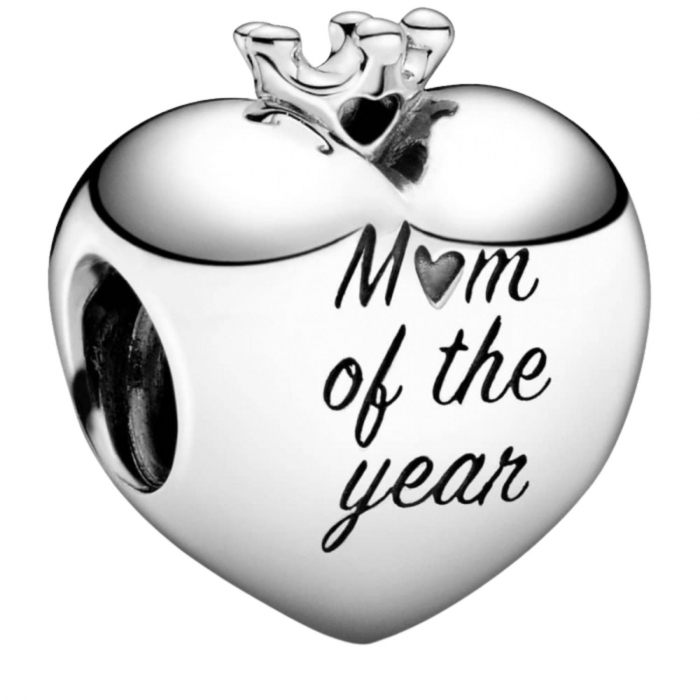 Talisman din argint S925 Mom of the Year DRGT0013 [4]