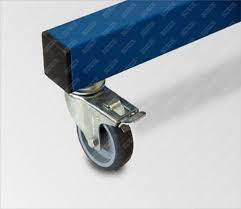 Cadru metalic pentru cortine/perdea protectie sudura cu roti [2]