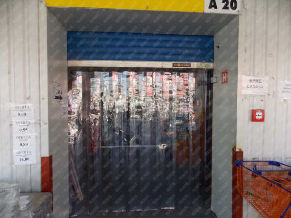 Perdea PVC moale transparenta Dimesiuni Perdea: L 1000 x H 2900 mm, temepratura normala. [2]